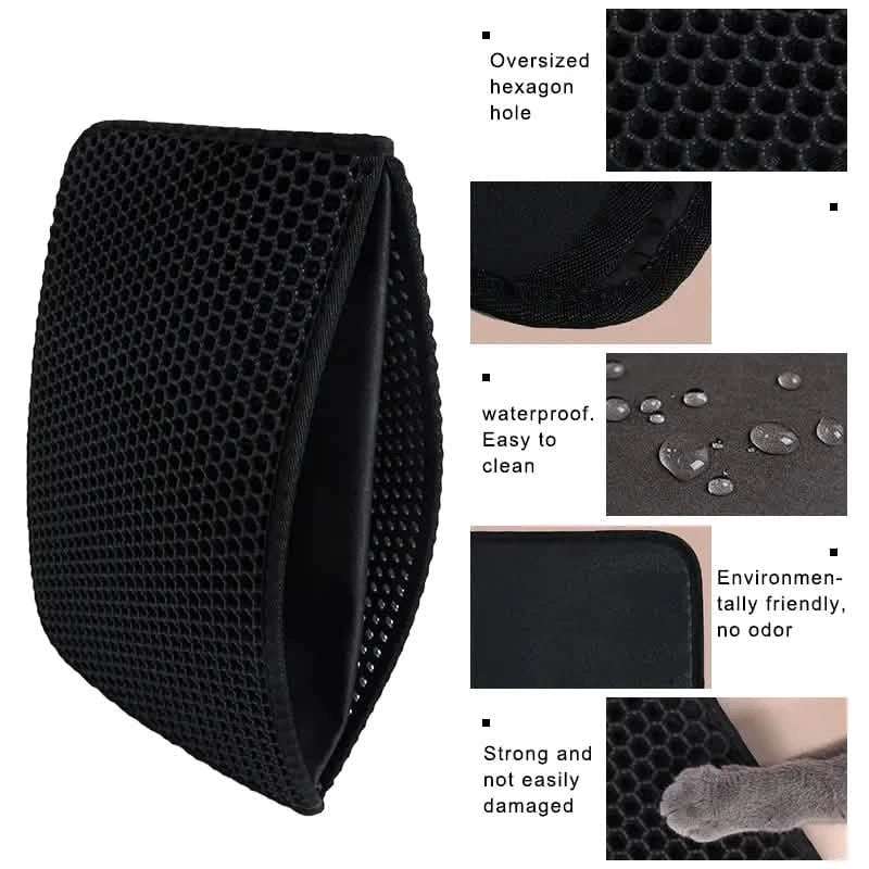 Waterproof EVA Double Layer Cat Litter Trapping Pet Litter Box Mat Clean Pad Cartsfy Inc.