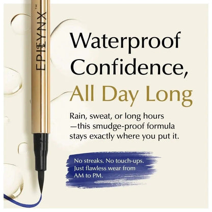 Waterproof Liquid Eyeliner Pen – Vegan, Gluten-Free, Smudge-Proof Precision in Matte & Shimmer Shades EpiLynx black brown blue black-brown-blue-green-dark purple-shimmer royal blue-shimmer gold brown-shimmer royal purple-shimmer spring green-shimmer summer red-shimmer black-Gift Set: black - brown - green - blue - purple-Gift Set: all shimmer precision eyeliners-