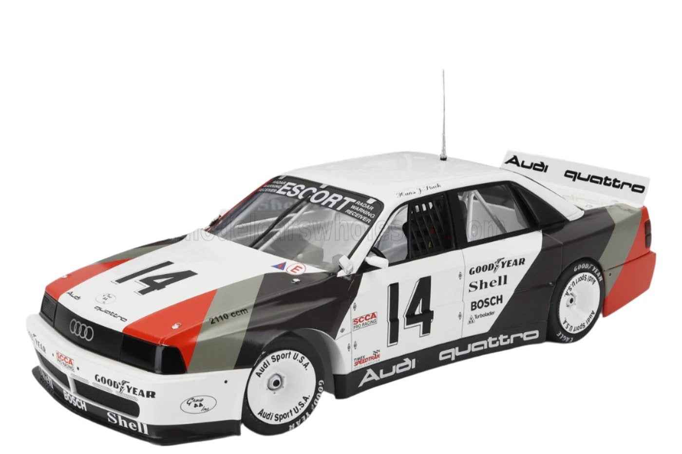 Werk83 Audi 200 Quattro Team Audisport No 14 Cleveland Trans-Am 1988 1:18 STM Diecast Default Title Default Title-