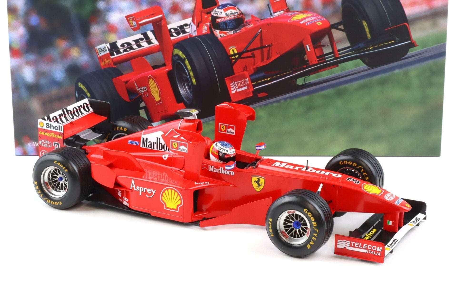 Werk83 Ferrari F1 F300 #3 w/ Tower Wings 2nd Imola GP 1998 1:12 STM Diecast Default Title Default Title-