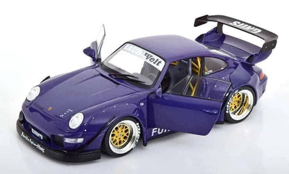 Werk83 Porsche 911 (993) RWB Rauh-Welt Furusato Sidney Hoffmann Purple 1:18 STM Diecast Default Title Default Title-