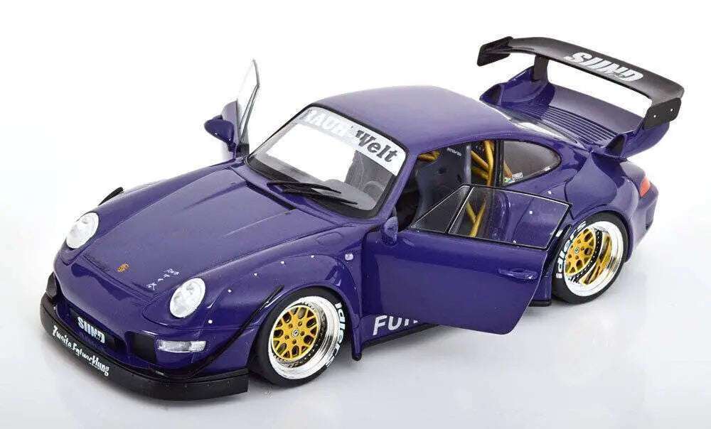 Werk83 Porsche 911 (993) RWB Rauh-Welt Furusato Sidney Hoffmann Purple 1:18 Cartsfy Inc.