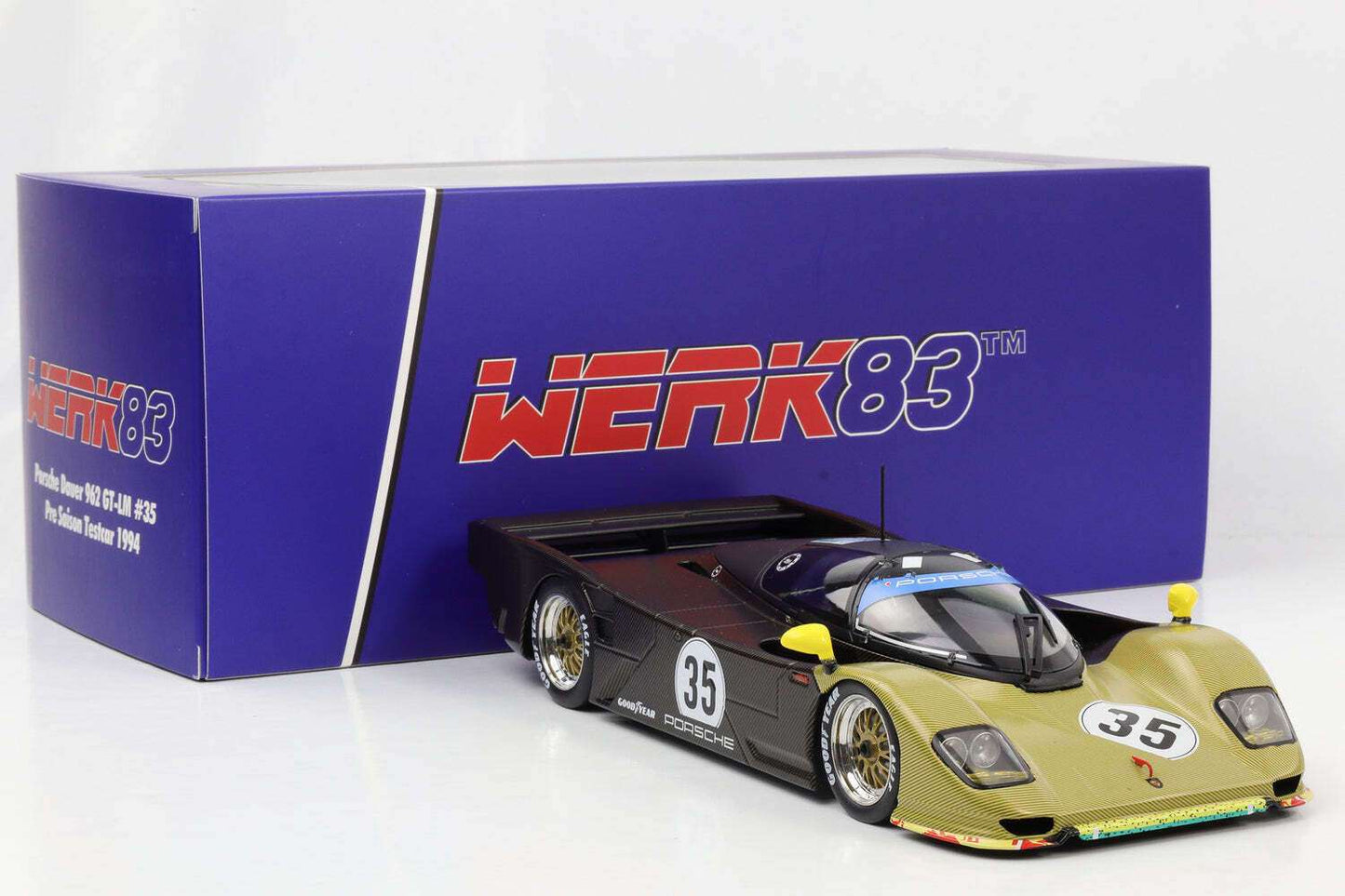 Werk83 Porsche 962 Dauer 3.0L Turbo Team Le Mans Porsche #35 1994 Le Mans 24 Hrs 1:18 STM Diecast Default Title Default Title-