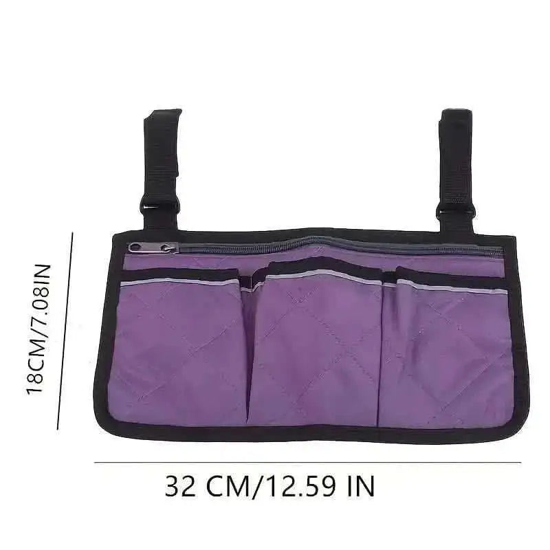 Wheelchair Armrest Organizer Bag Cartsfy Inc.