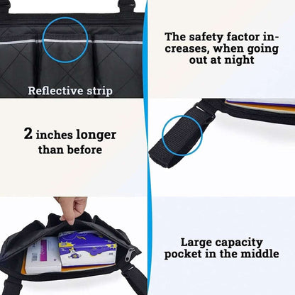 Wheelchair Armrest Organizer Bag Cartsfy Inc.