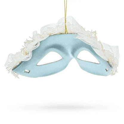 Whimsical Carnival Mask Glass Christmas Ornament Cartsfy Inc.