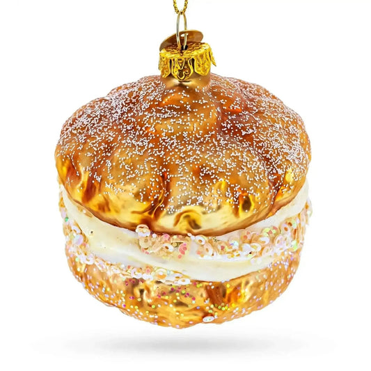 Whipping Cream Pastry Glass Christmas Ornament Cartsfy Inc.