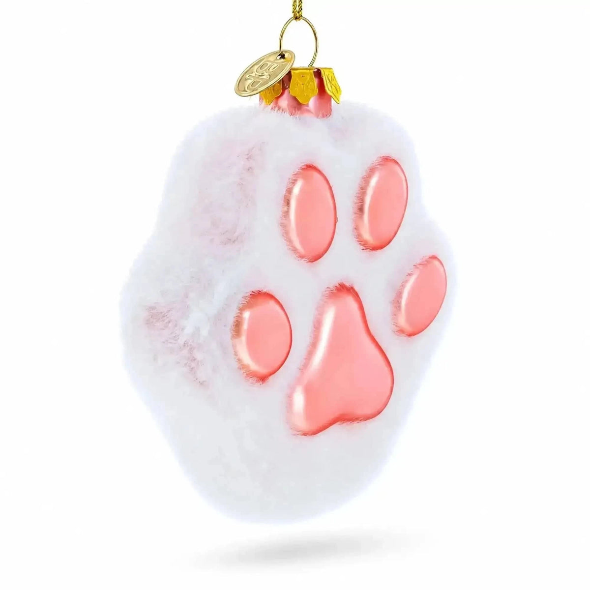 White Paw Glass Christmas Ornament Cartsfy Inc.