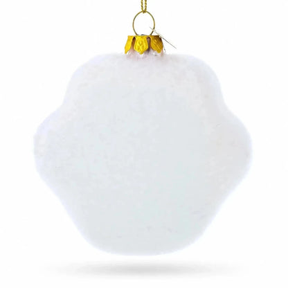 White Paw Glass Christmas Ornament Cartsfy Inc.