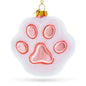White Paw Glass Christmas Ornament Cartsfy Inc.