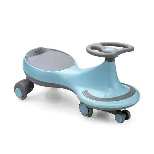 Wiggle Car Ride-on Toy with Flashing Wheels-Blue Cartsfy Inc.