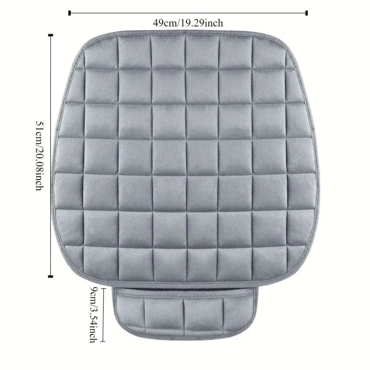 Winter Car Seat Cover – Universal Front Seat Cushion, Anti-Slip, Breathable DailySale Beige Black Gray Beige-Black-Gray-