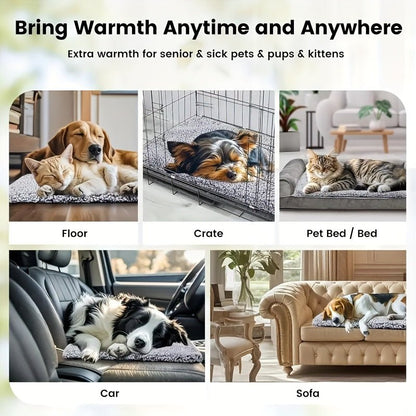 Winter Warming Pet Mattress – Non - Slip, Washable - Cartsfy Inc.