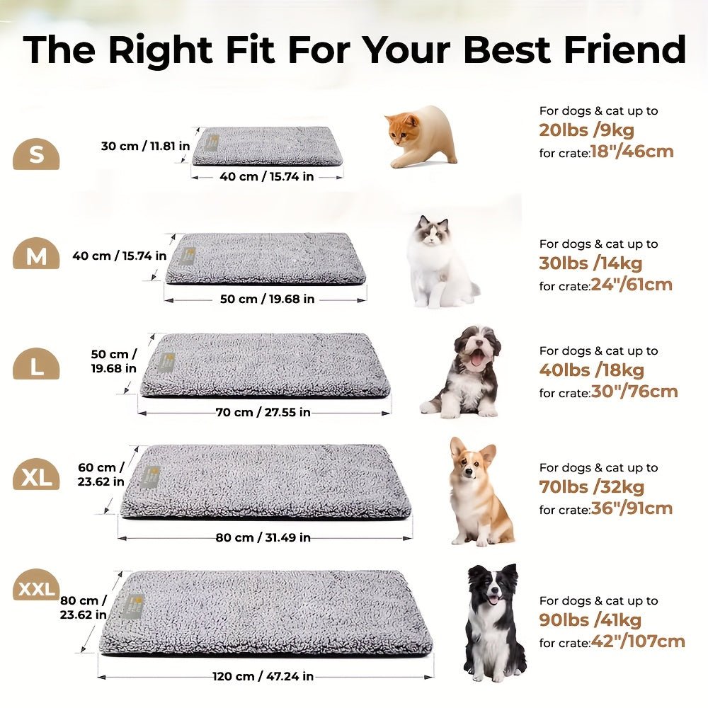 Winter Warming Pet Mattress – Non - Slip, Washable - Cartsfy Inc.
