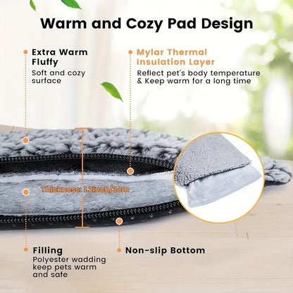 Winter Warming Pet Mattress – Non - Slip, Washable - Cartsfy Inc.