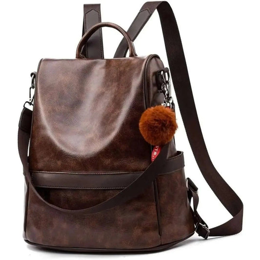 Women Backpack Purse PU Leather Anti-theft Casual Shoulder Bag DailySale M / Black M / Brown M / Tan M / Black-M / Brown-M / Tan-L / Black-L / Brown-L / Tan-