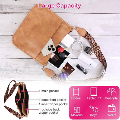 Women Fashion Leather Crossbody Bag - Cartsfy Inc.