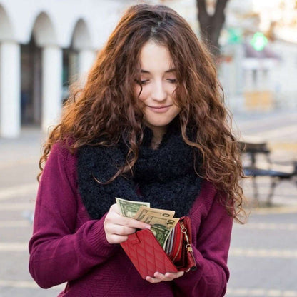 Women PU Leather Clutch Wallet Cartsfy Inc.