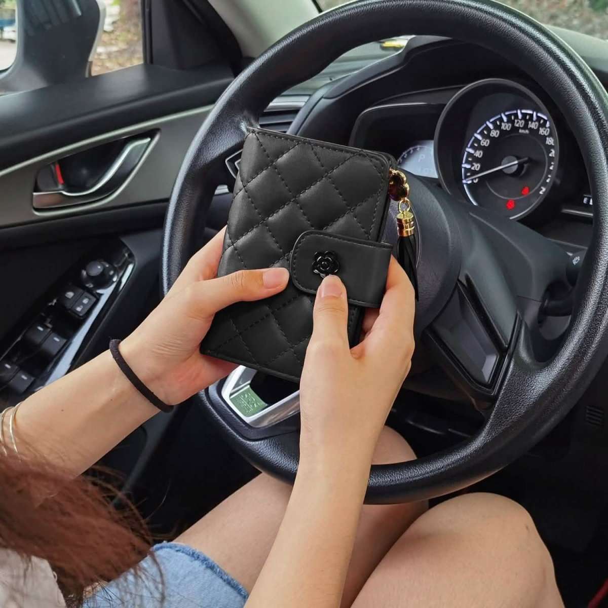 Women PU Leather Clutch Wallet Cartsfy Inc.
