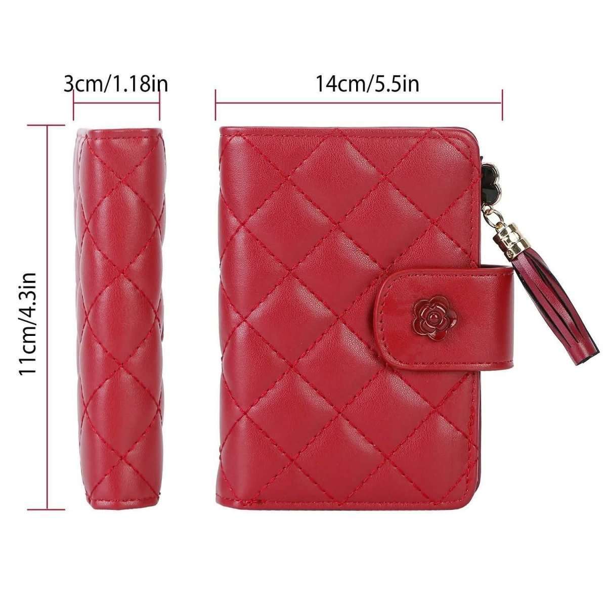 Women PU Leather Clutch Wallet Cartsfy Inc.