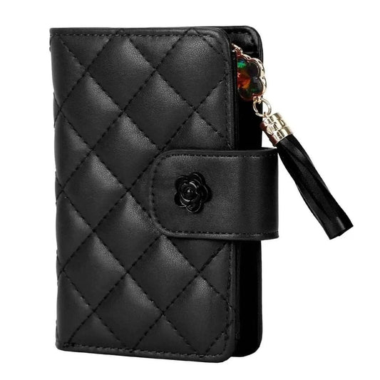 Women PU Leather Clutch Wallet DailySale Black Gold Red Black-Gold-Red-Pink-