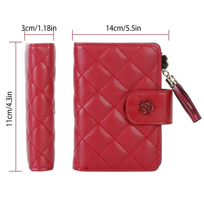 Women PU Leather Clutch Wallet - Cartsfy Inc.