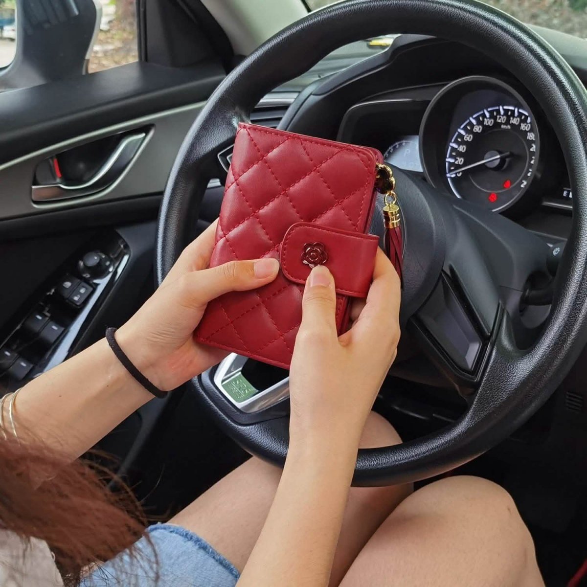Women PU Leather Clutch Wallet - Cartsfy Inc.