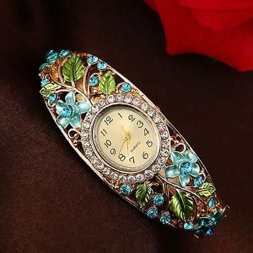 Women's Crystal Bracelet Wrist Watch Cartsfy Inc.
