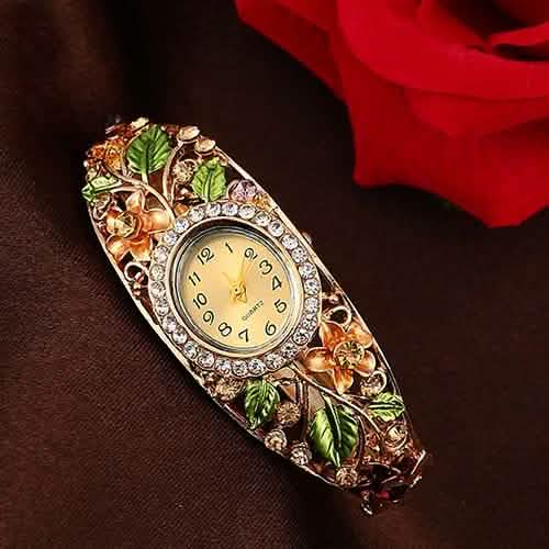 Women's Crystal Bracelet Wrist Watch Cartsfy Inc.