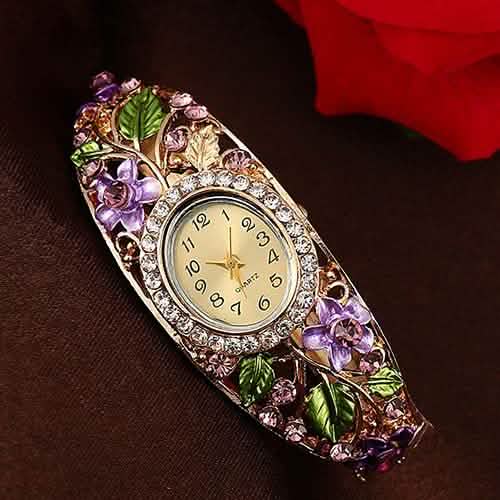 Women's Crystal Bracelet Wrist Watch Cartsfy Inc.