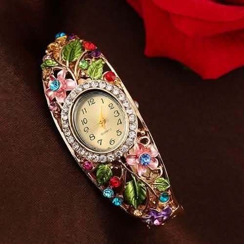 Women's Crystal Bracelet Wrist Watch Cartsfy Inc.
