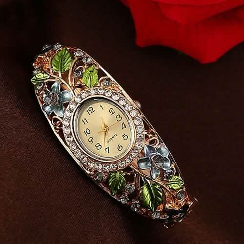 Women's Crystal Bracelet Wrist Watch Cartsfy Inc.