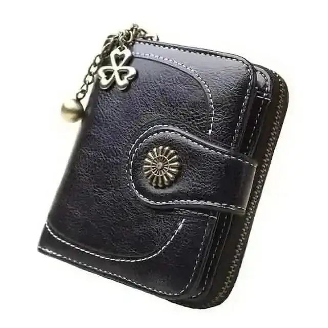 Women's Everyday Zip Wallet DailySale Black Yellow Orange Black-Yellow-Orange-Brown-