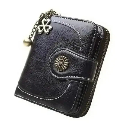Women's Everyday Zip Wallet DailySale Black Yellow Orange Black-Yellow-Orange-Brown-