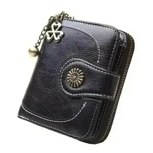 Women's Everyday Zip Wallet DailySale Black Yellow Orange Black-Yellow-Orange-Brown-