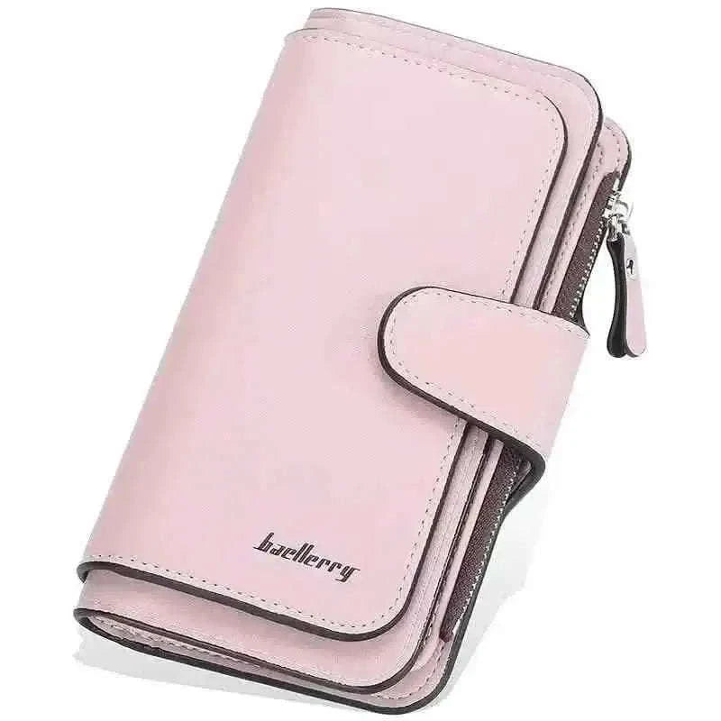 Women's Fashion Faux Leather Wallet with Card Slots & ID Window Cartsfy Inc.