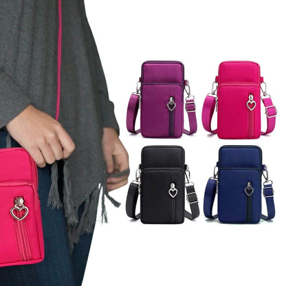 Women's Mini Cross-Body Shoulder Strap Cell Phone Wallet Pouch Bag Purse Cartsfy Inc.