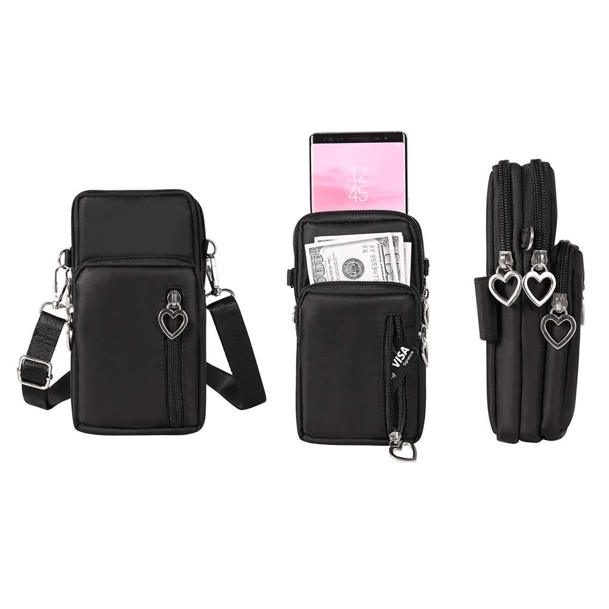 Women's Mini Cross-Body Shoulder Strap Cell Phone Wallet Pouch Bag Purse Cartsfy Inc.