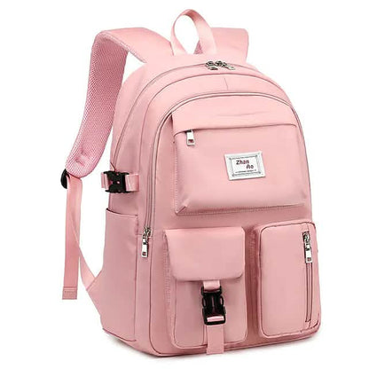 Women's Oxford Fabric Adjustable Large Capacity Backpack Cartsfy Inc.