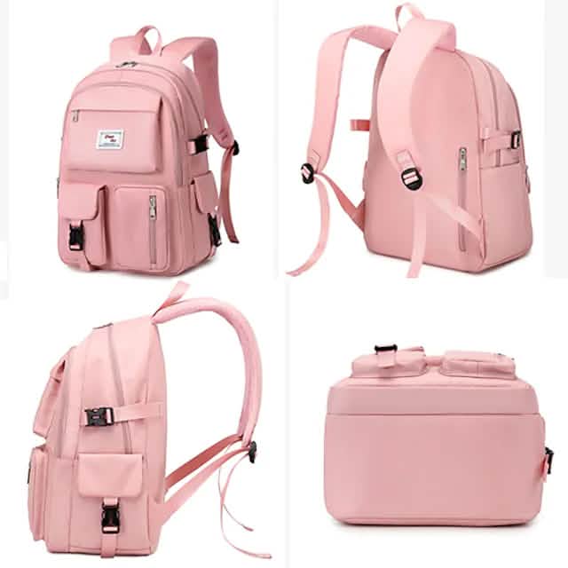 Women's Oxford Fabric Adjustable Large Capacity Backpack Cartsfy Inc.