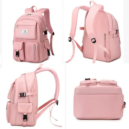 Women's Oxford Fabric Adjustable Large Capacity Backpack Cartsfy Inc.