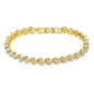 Women's Tennis Crystal Bracelet DailySale Rose Gold Silver Gold Rose Gold-Silver-Gold-