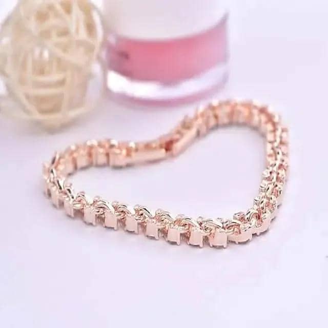 Women's Tennis Crystal Bracelet DailySale Rose Gold Silver Gold Rose Gold-Silver-Gold-