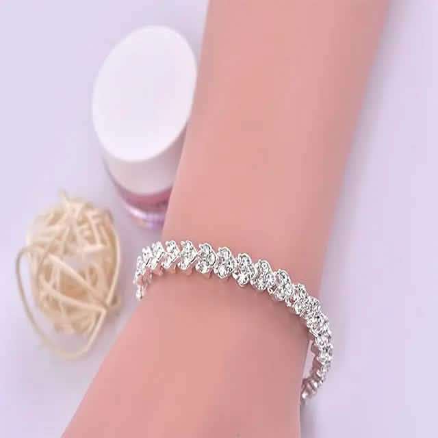 Women's Tennis Crystal Bracelet Cartsfy Inc.