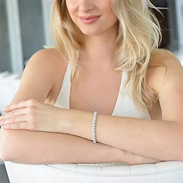 Women's Tennis Crystal Bracelet Cartsfy Inc.