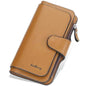 Women's Fashion Faux Leather Wallet with Card Slots & ID Window - Cartsfy Inc.