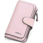 Women's Fashion Faux Leather Wallet with Card Slots & ID Window - Cartsfy Inc.