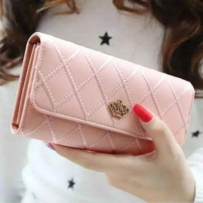 Womens Wallets Purses Plaid PU Leather Long Wallet Hasp Phone Bag DailySale Black Blue Pink Black-Blue-Pink-Sky Blue-Yellow-Rose Red-