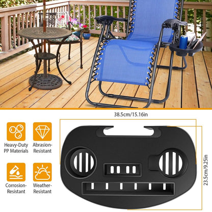 Zero Gravity Chair Cup Holder Clip On Side Tray Cartsfy Inc.