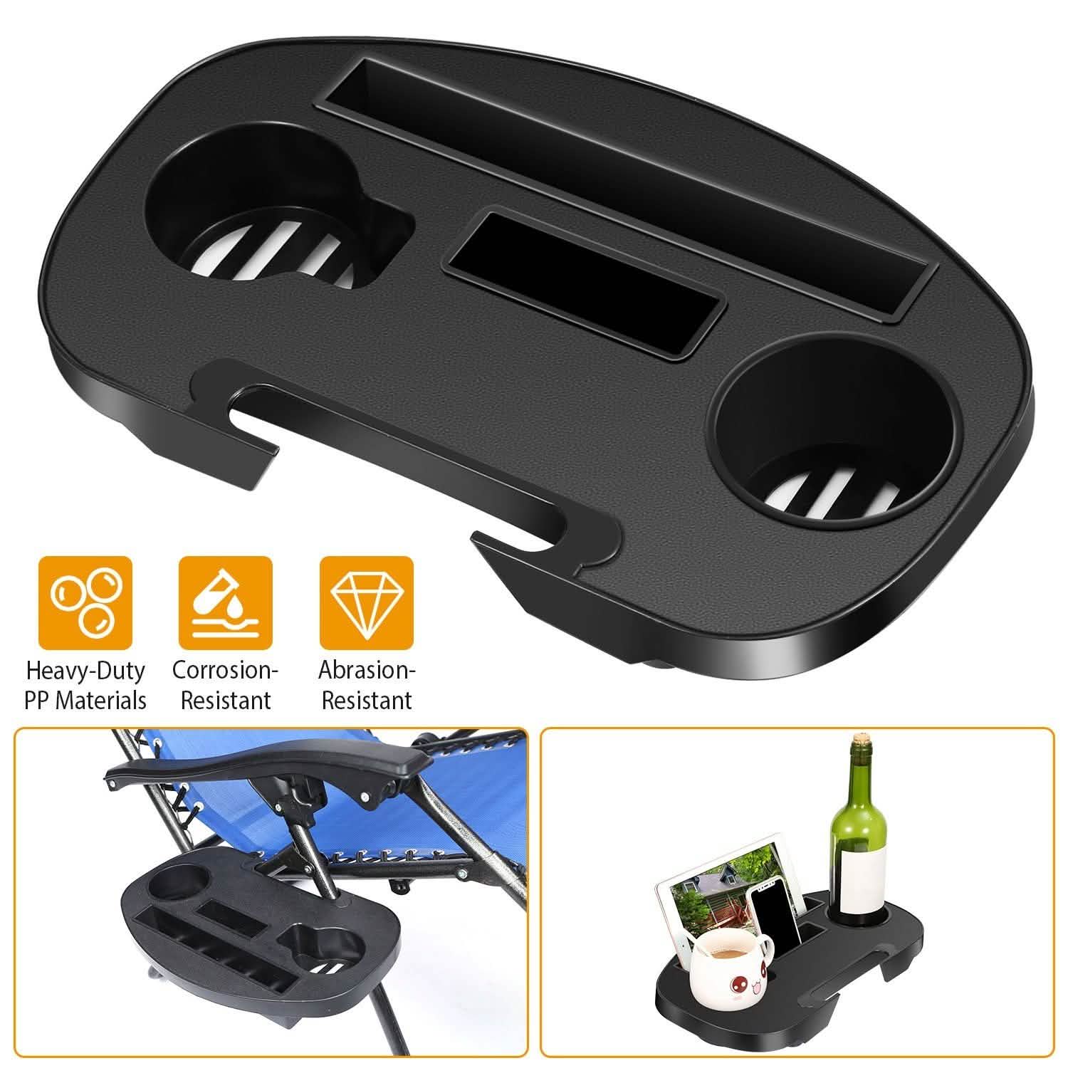 Zero Gravity Chair Cup Holder Clip On Side Tray Cartsfy Inc.